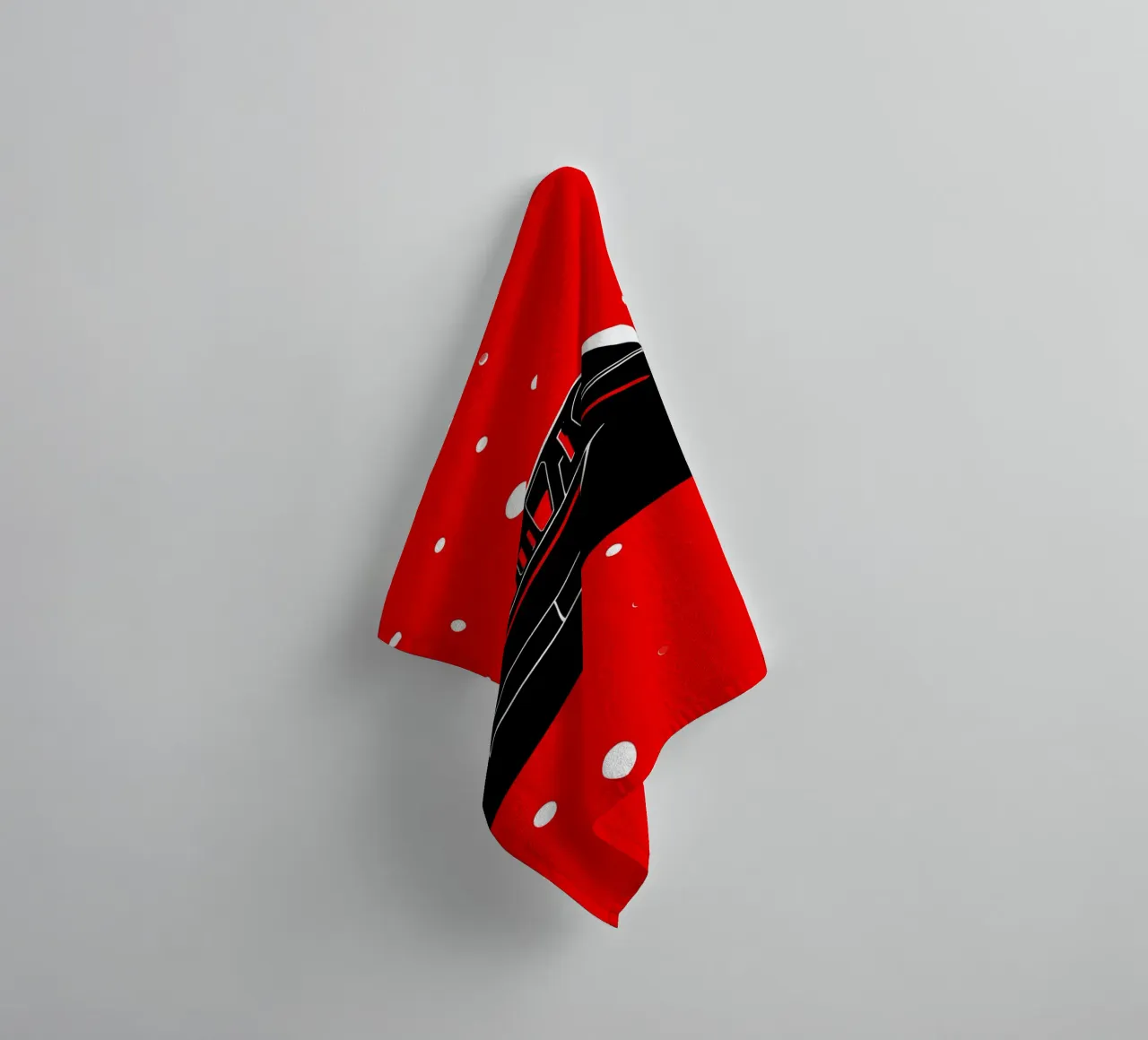 Monorail - Pop-art badhanddoek van ColorCrash Gallery