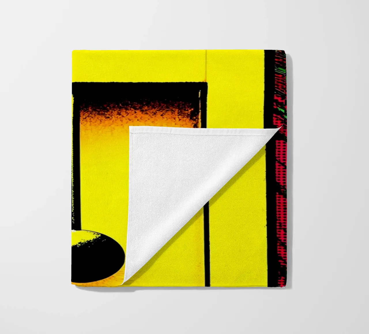 Orologio a pendolo - Pop Art telo mare da ColorCrash Gallery