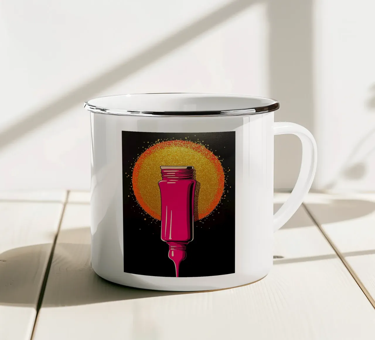 Tubo di vernice - Pop Art tazza in smalto da ColorCrash Gallery