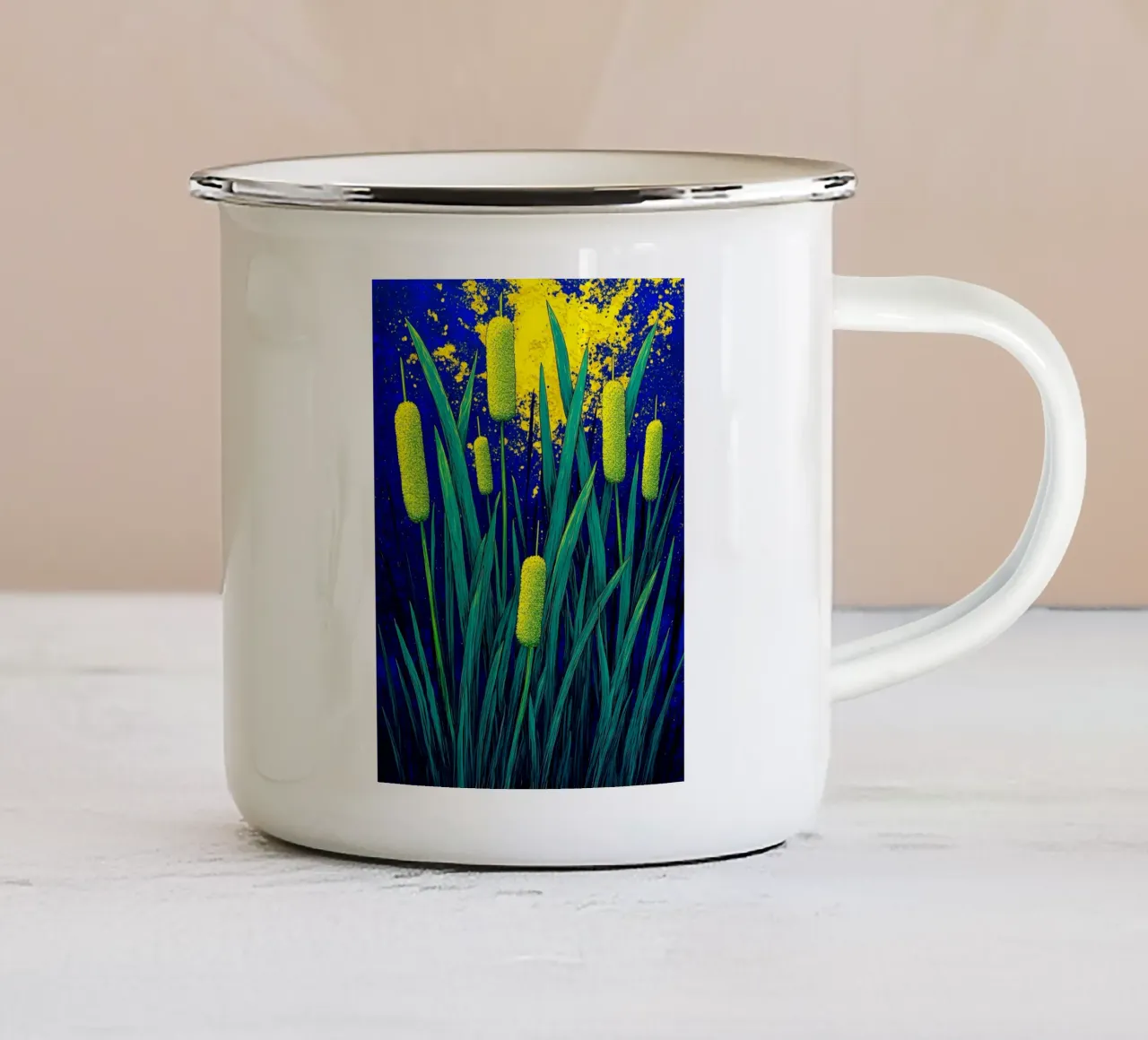 Gattaiole - Pop Art tazza in smalto da ColorCrash Gallery