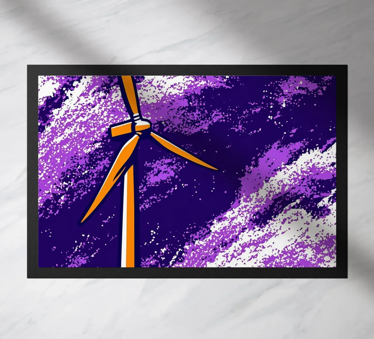 Éolienne - Pop Art paillasson de ColorCrash Gallery