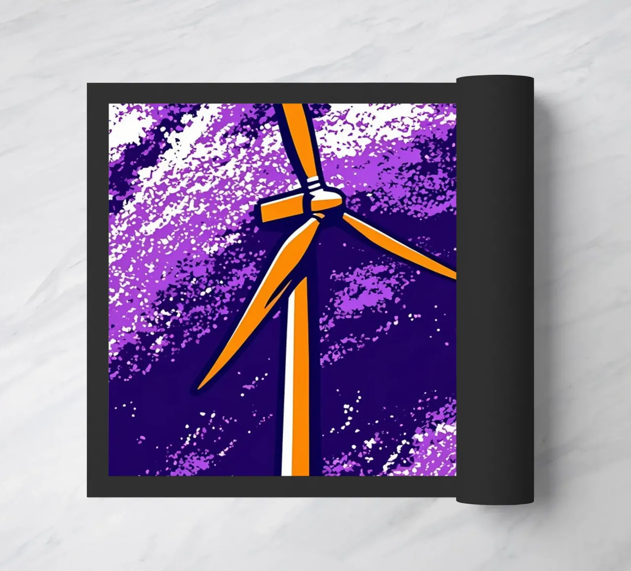 Éolienne - Pop Art paillasson de ColorCrash Gallery