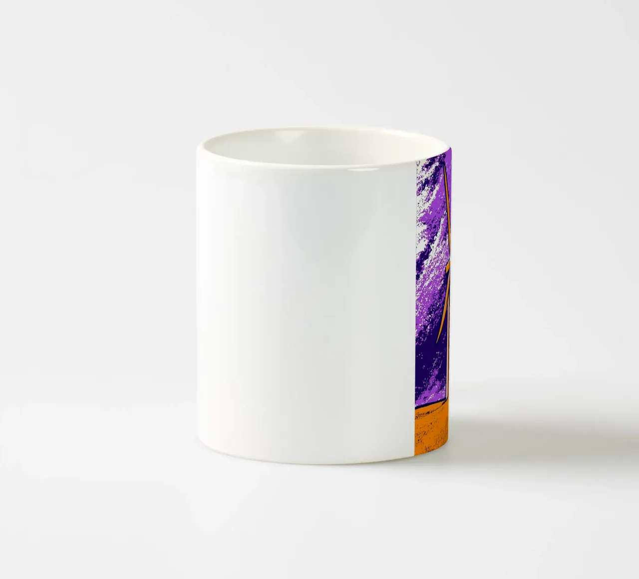 Turbina eolica - Pop Art tazza in ceramica da ColorCrash Gallery