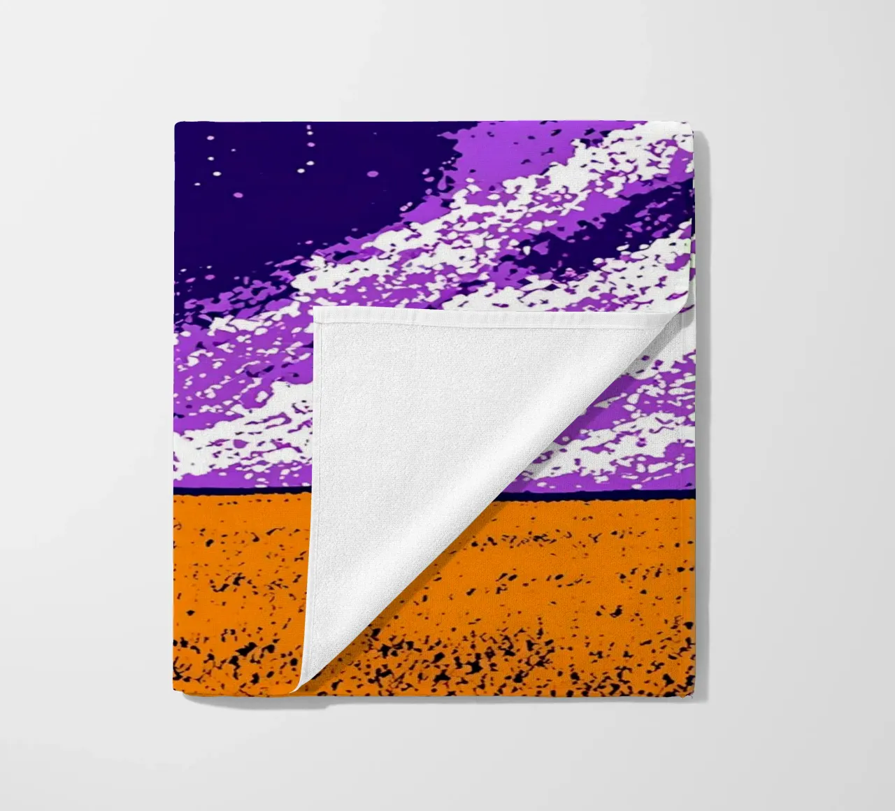 Wind Turbine - Pop Art beach towel by ColorCrash Gallery