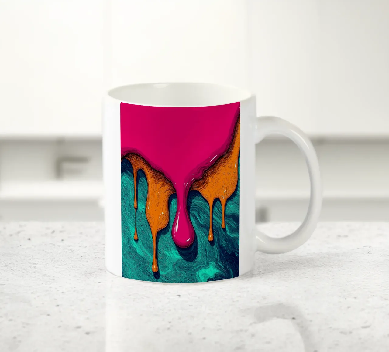 Gocce di vernice - Pop Art tazza in ceramica da ColorCrash Gallery