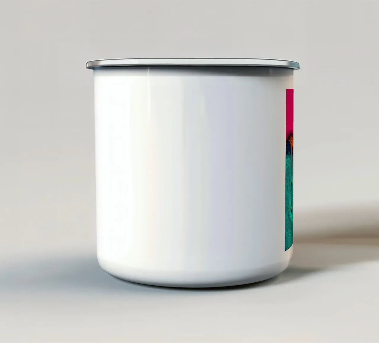 Gocce di vernice - Pop Art tazza in smalto da ColorCrash Gallery