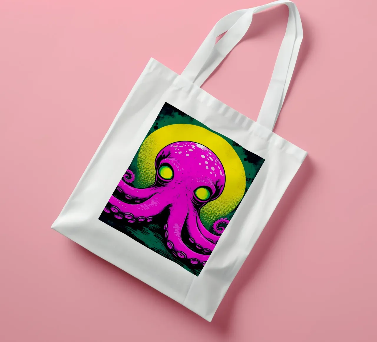 Octopus - Pop Art tote bag by ColorCrash Gallery