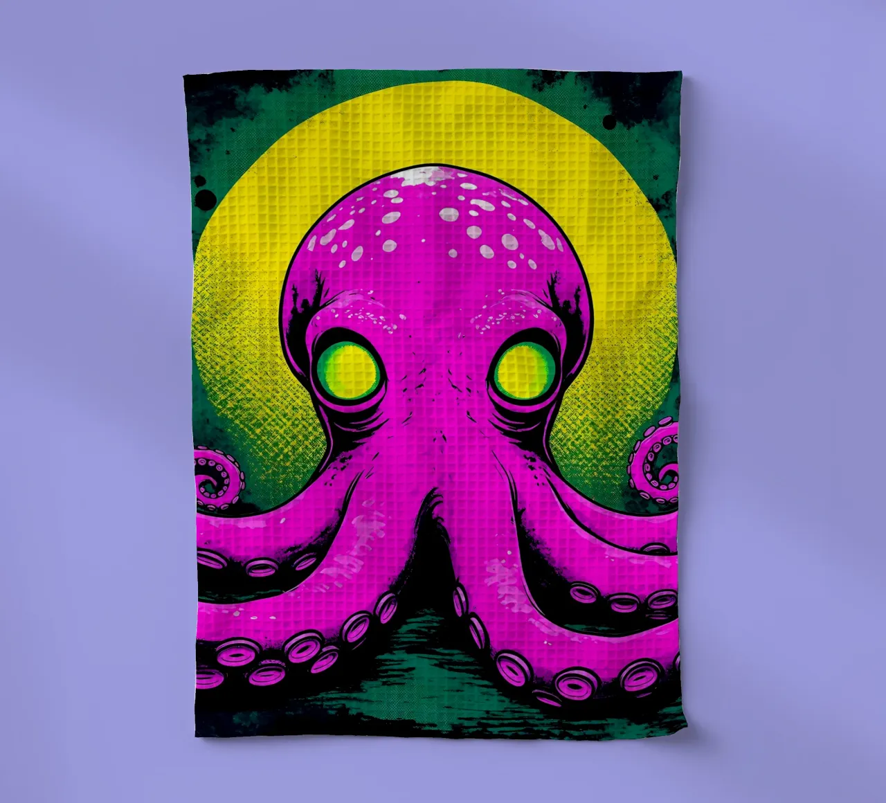 Pieuvre - Pop Art torchon de ColorCrash Gallery