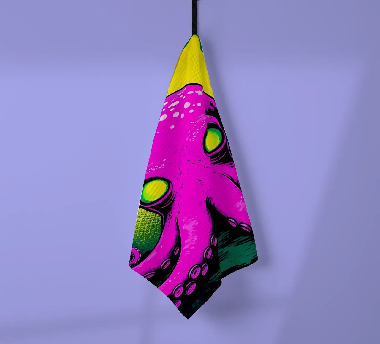 Pieuvre - Pop Art torchon de ColorCrash Gallery