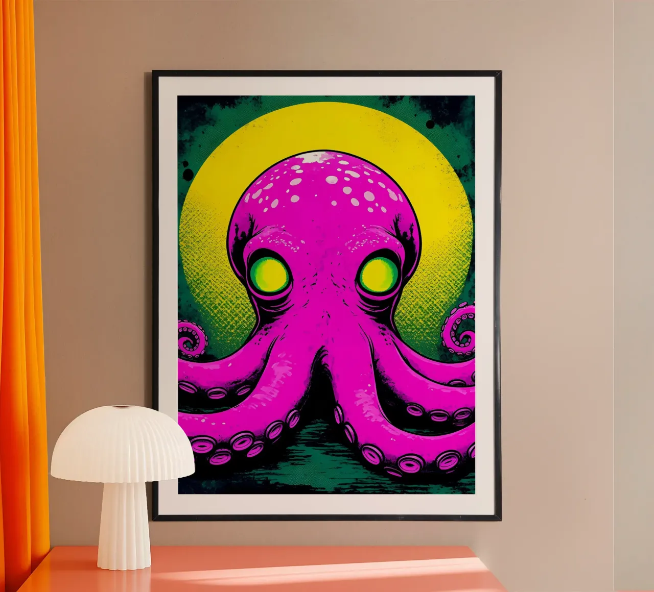 Octopus - Pop Art hahnemühle by ColorCrash Gallery