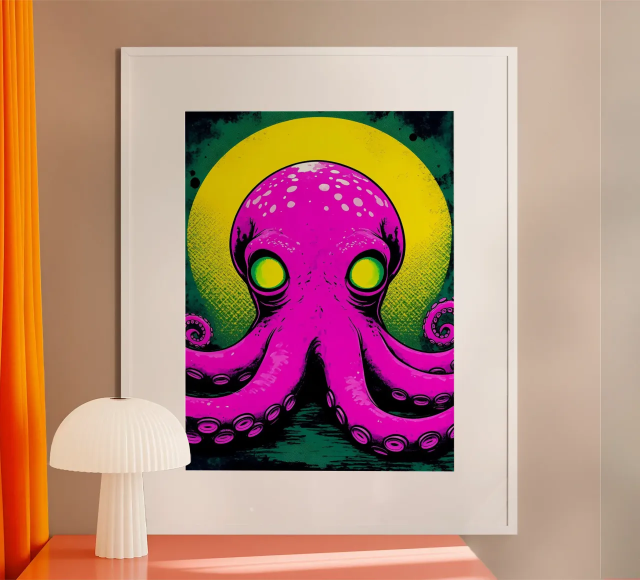 Octopus - Pop Art hahnemühle by ColorCrash Gallery