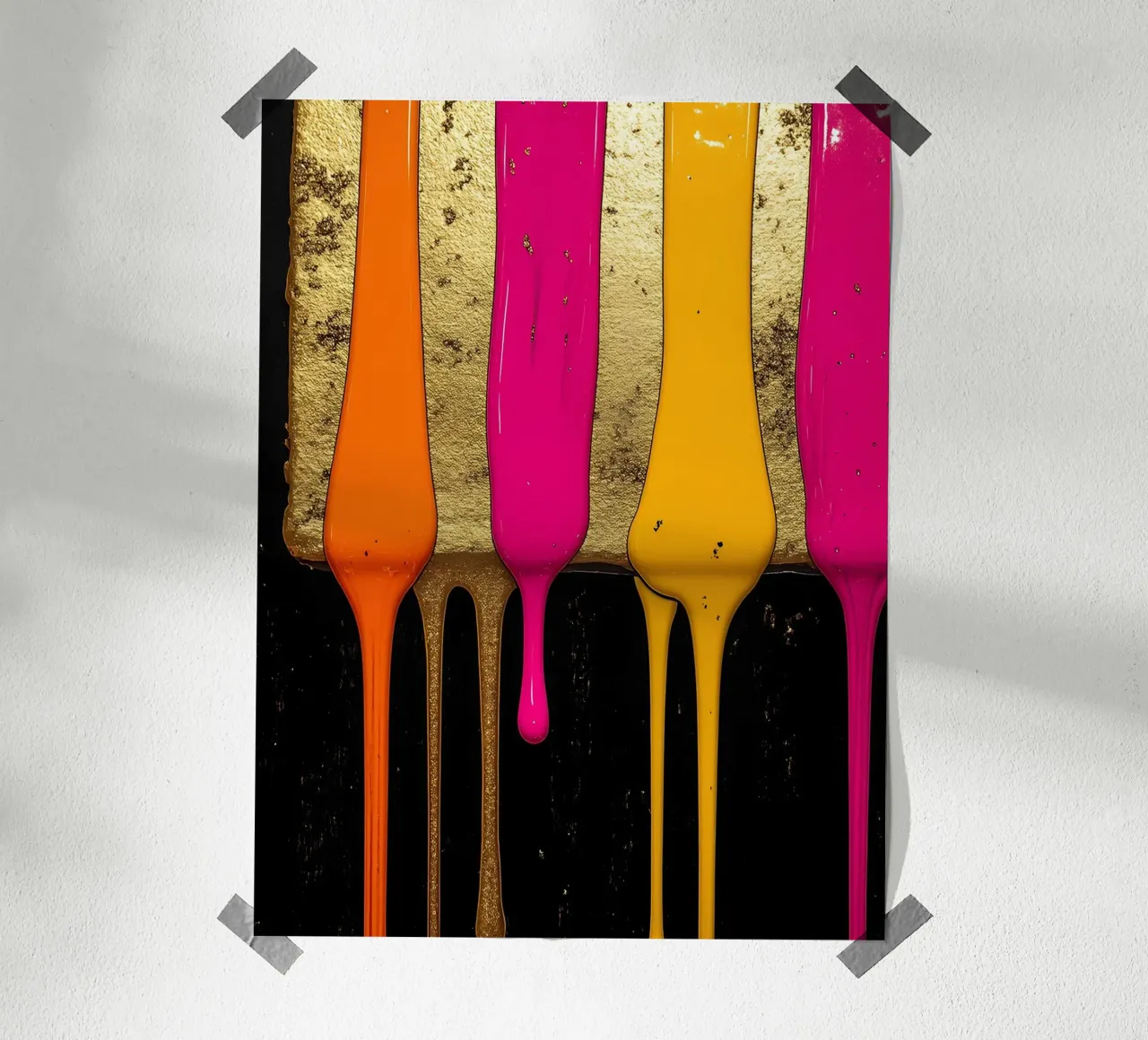 Gocce di vernice - Pop Art poster da ColorCrash Gallery