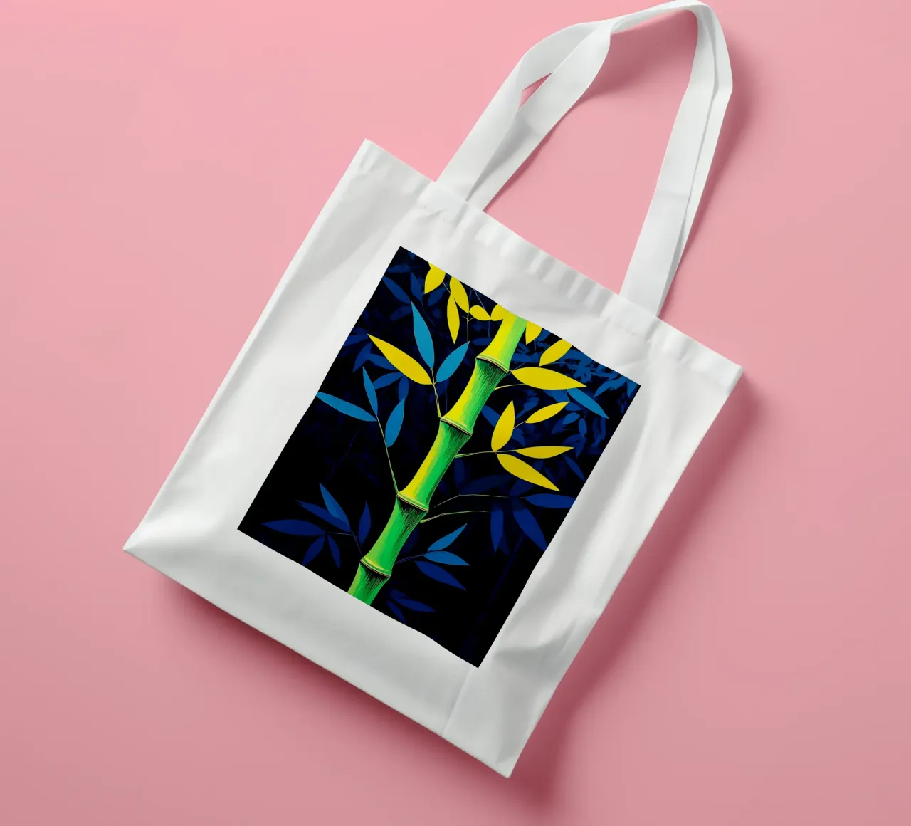 Bambù - Pop Art borsa in juta da ColorCrash Gallery