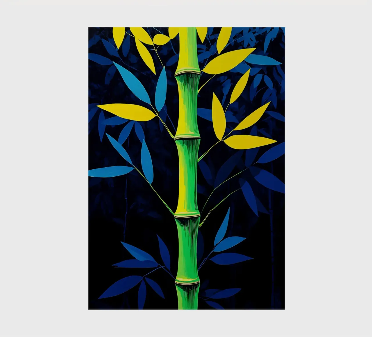 Bamboo - Pop Art notebook by ColorCrash Gallery
