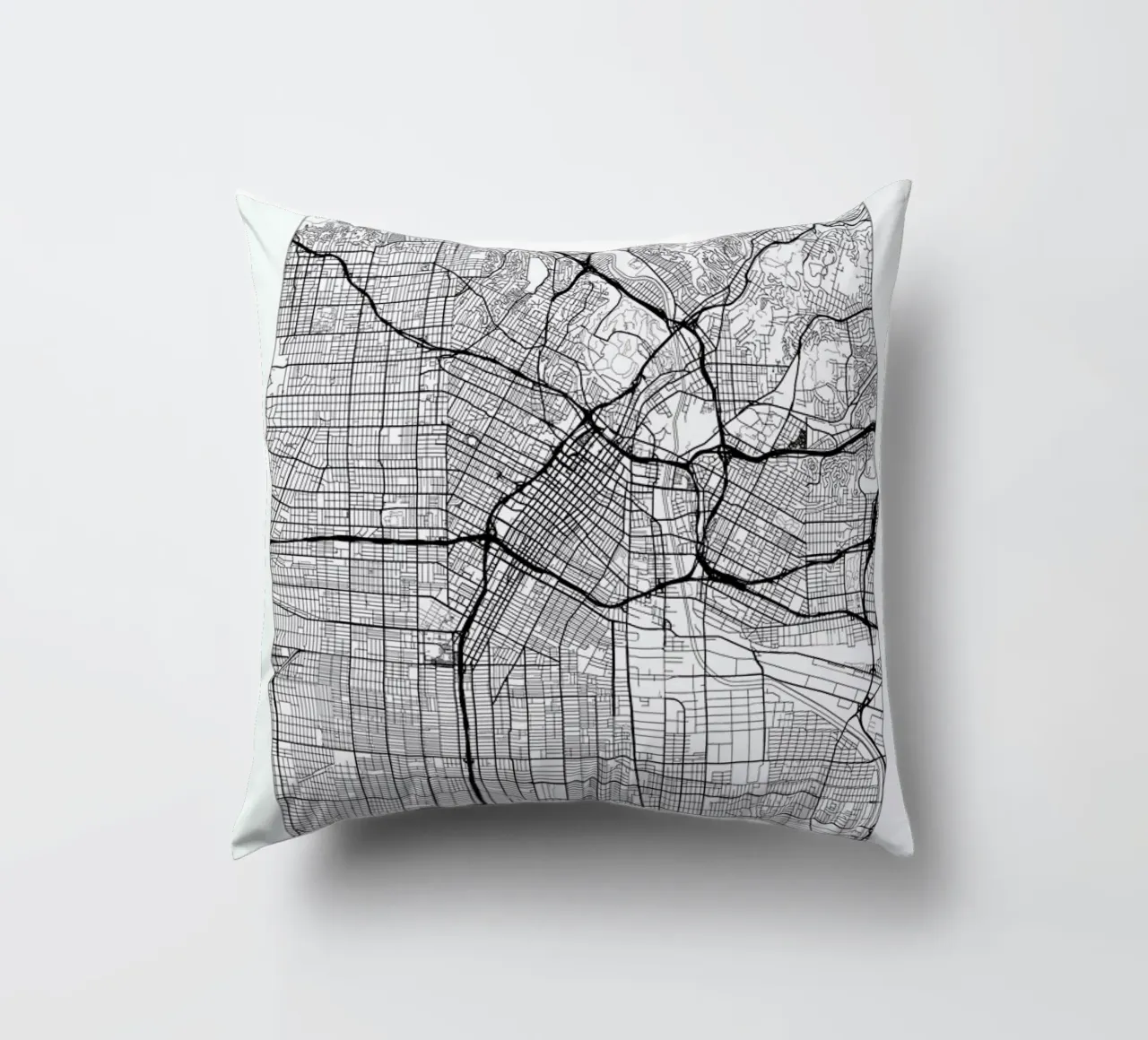 Los Angeles Minimal decorative cushion by Hubert Roguski