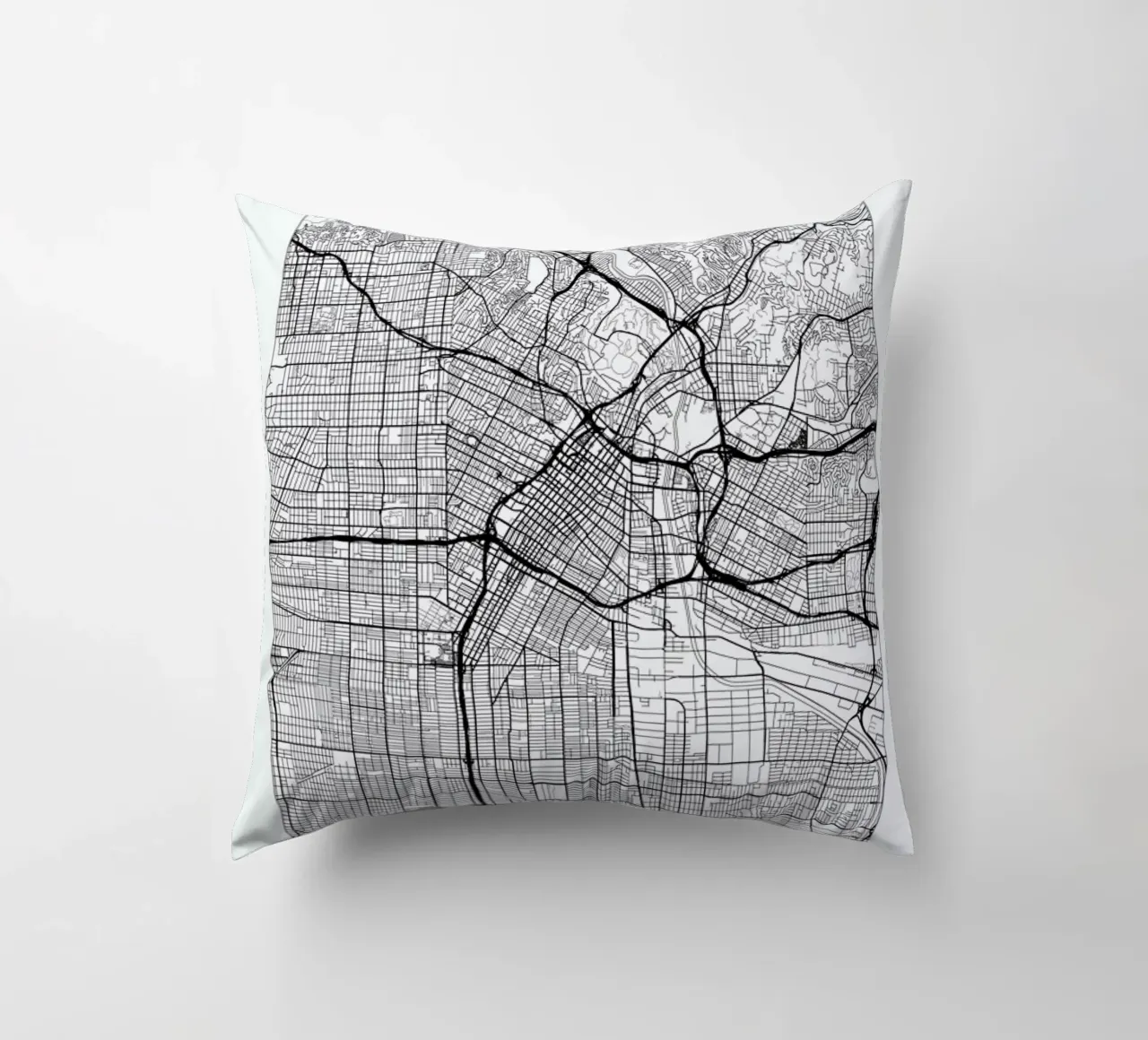 Los Angeles Minimal decorative cushion by Hubert Roguski