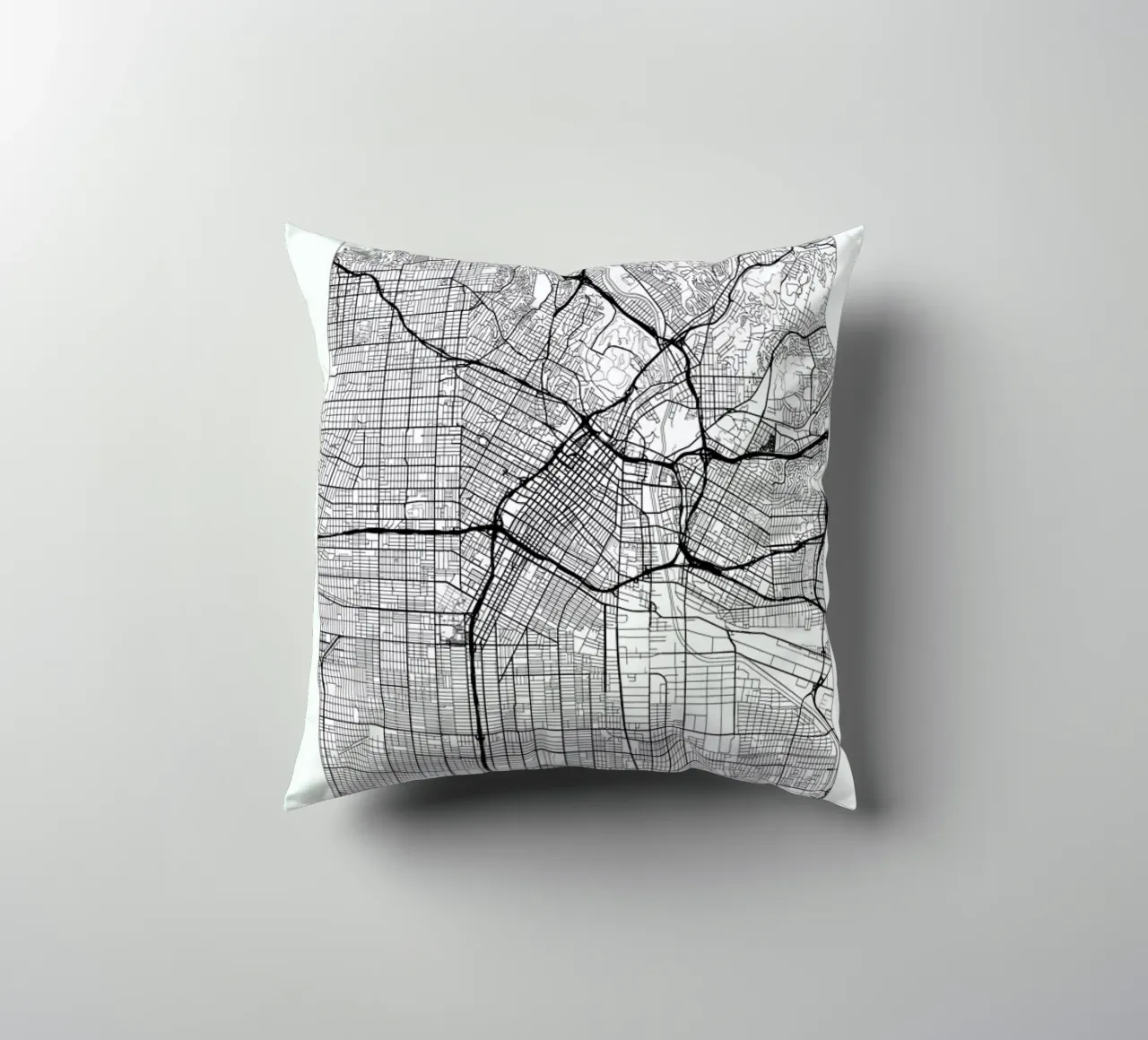 Los Angeles Minimal decorative cushion by Hubert Roguski