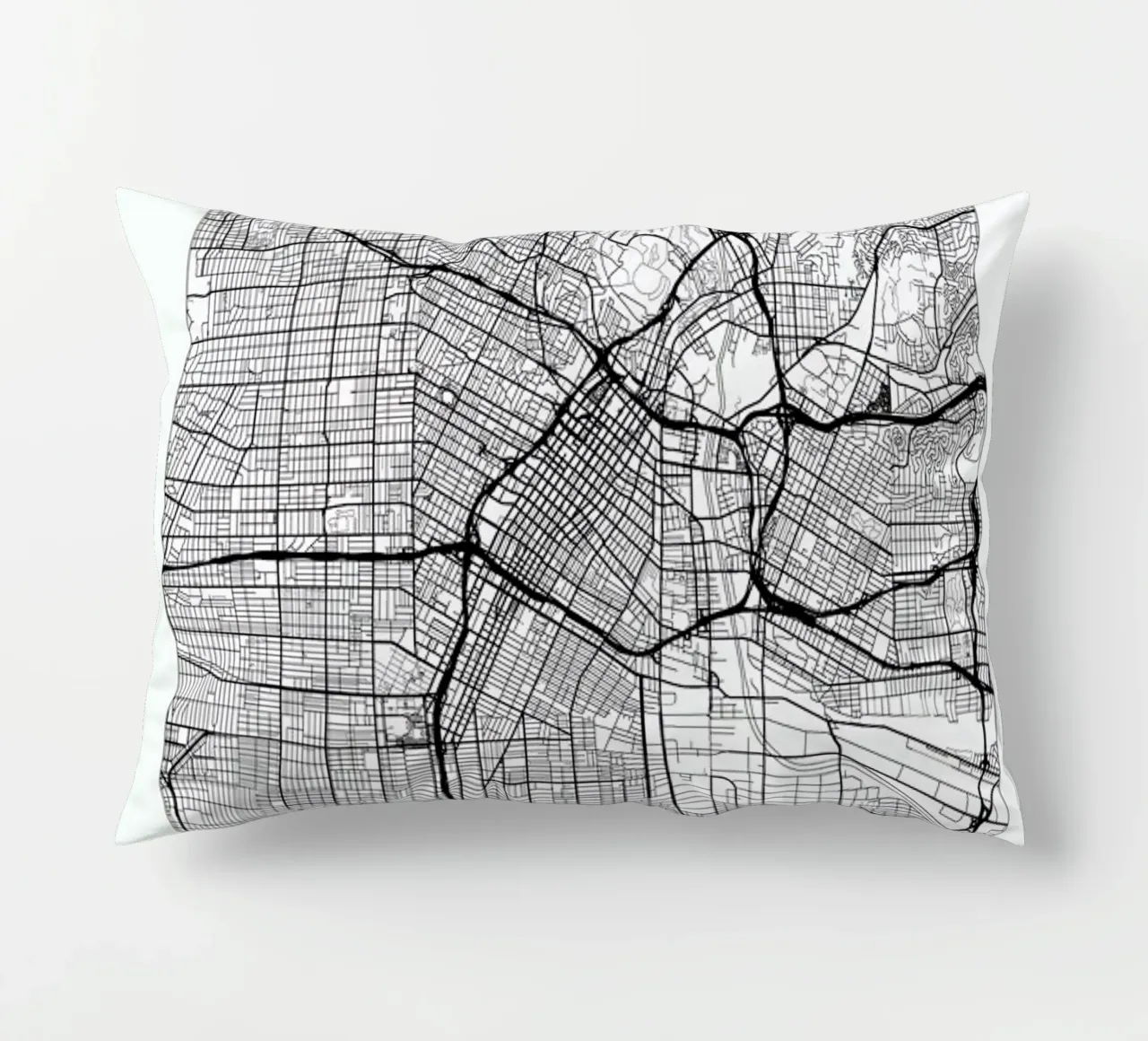 Los Angeles Minimal decorative cushion by Hubert Roguski