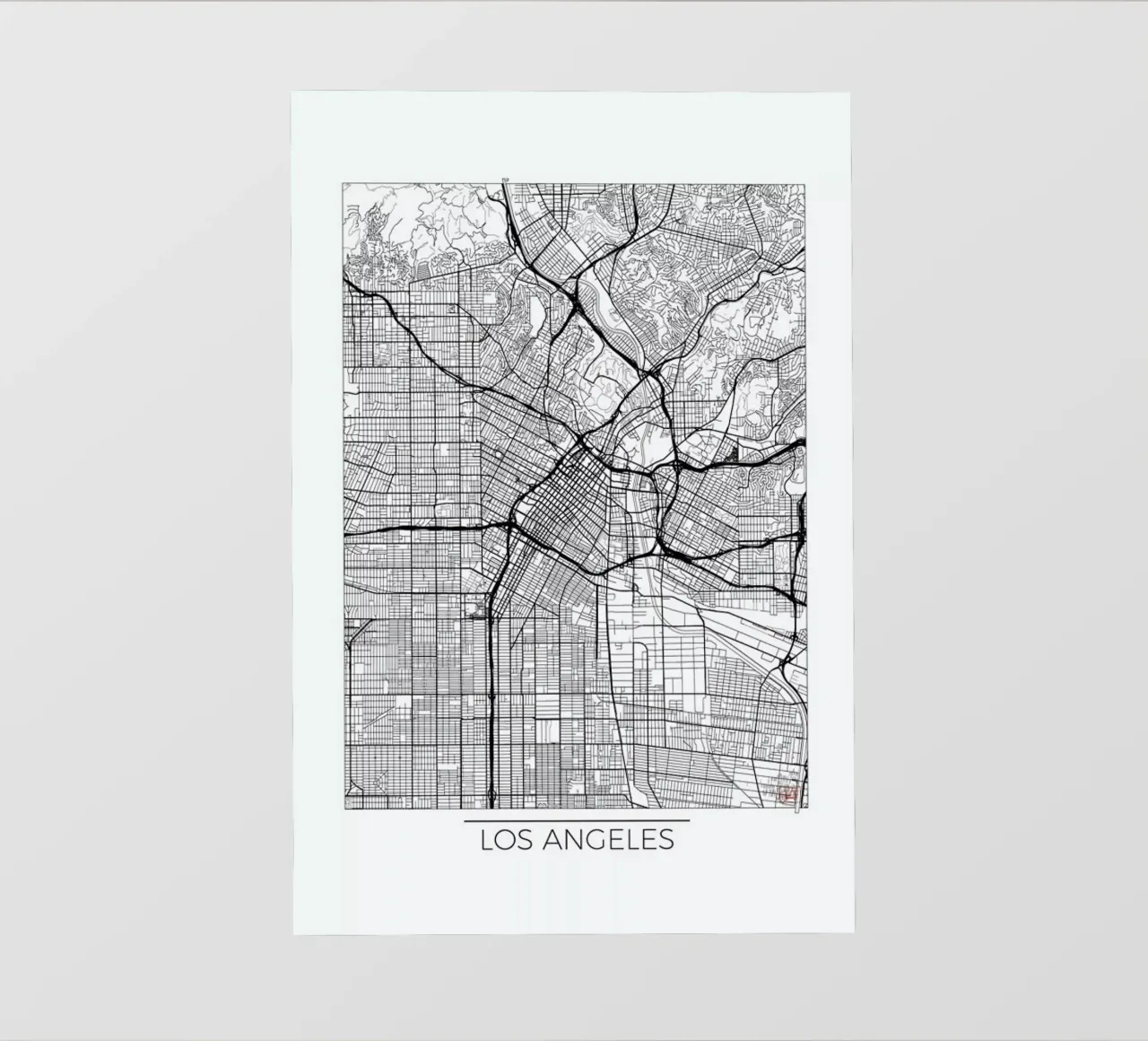 Los Angeles Minimal pellicola backlit da Hubert Roguski