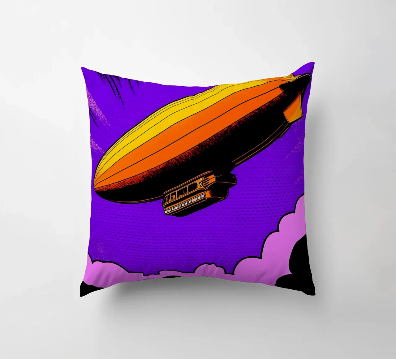 Dirigibile - Pop Art cuscino da ColorCrash Gallery
