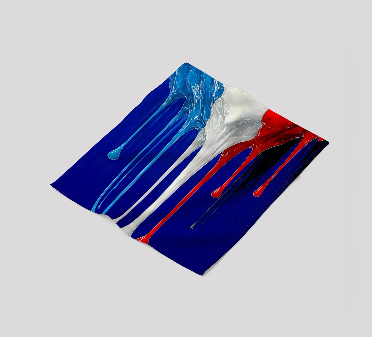 Gocciolamento di vernice - Pop Art coperta in pile da ColorCrash Gallery