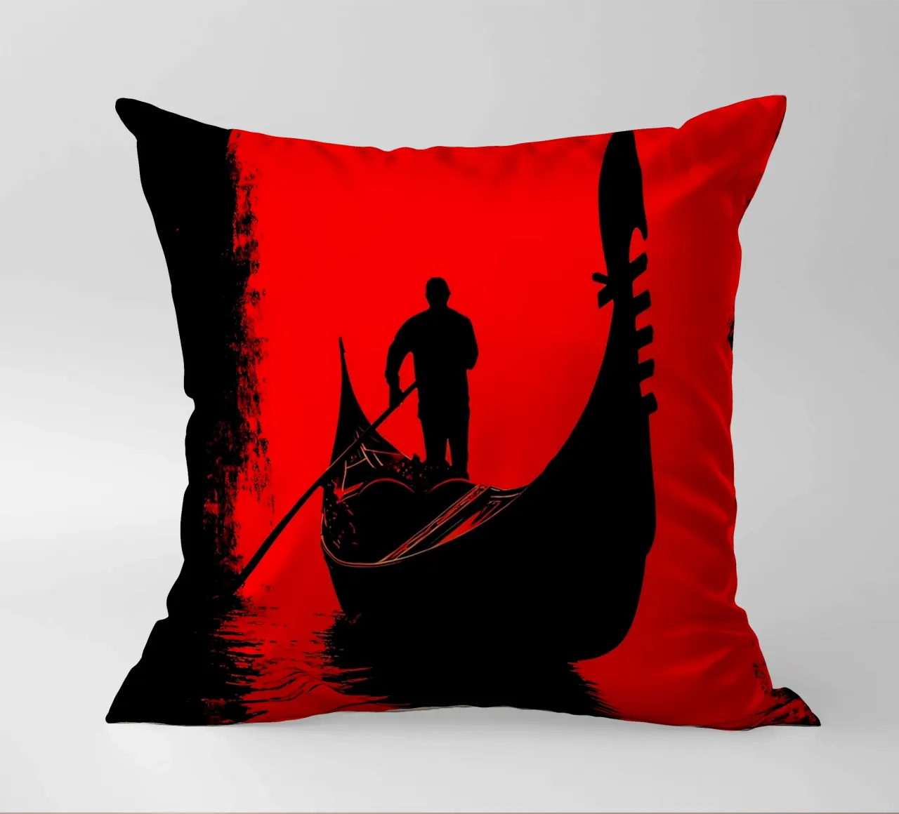 Gondola - Pop Art cuscino da ColorCrash Gallery