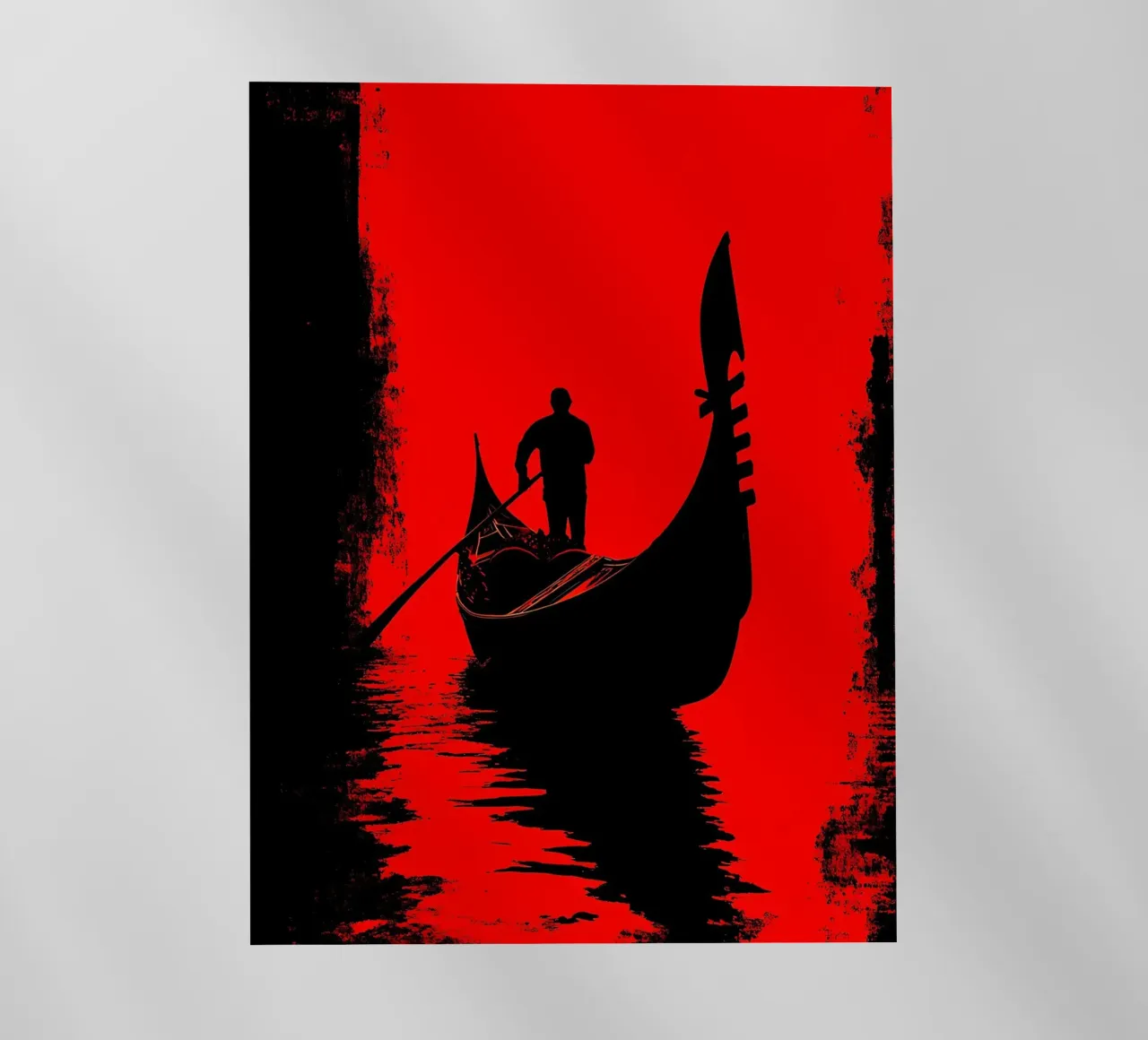 Gondola - Pop Art pellicola backlit da ColorCrash Gallery