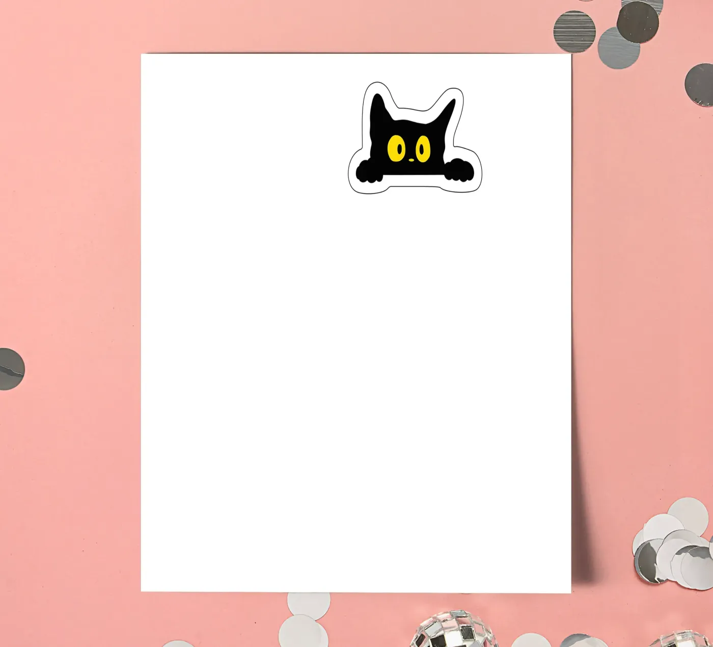 cat sticker sheet by khoailang