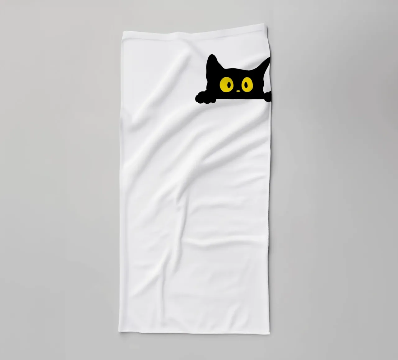 cat towel by khoailang