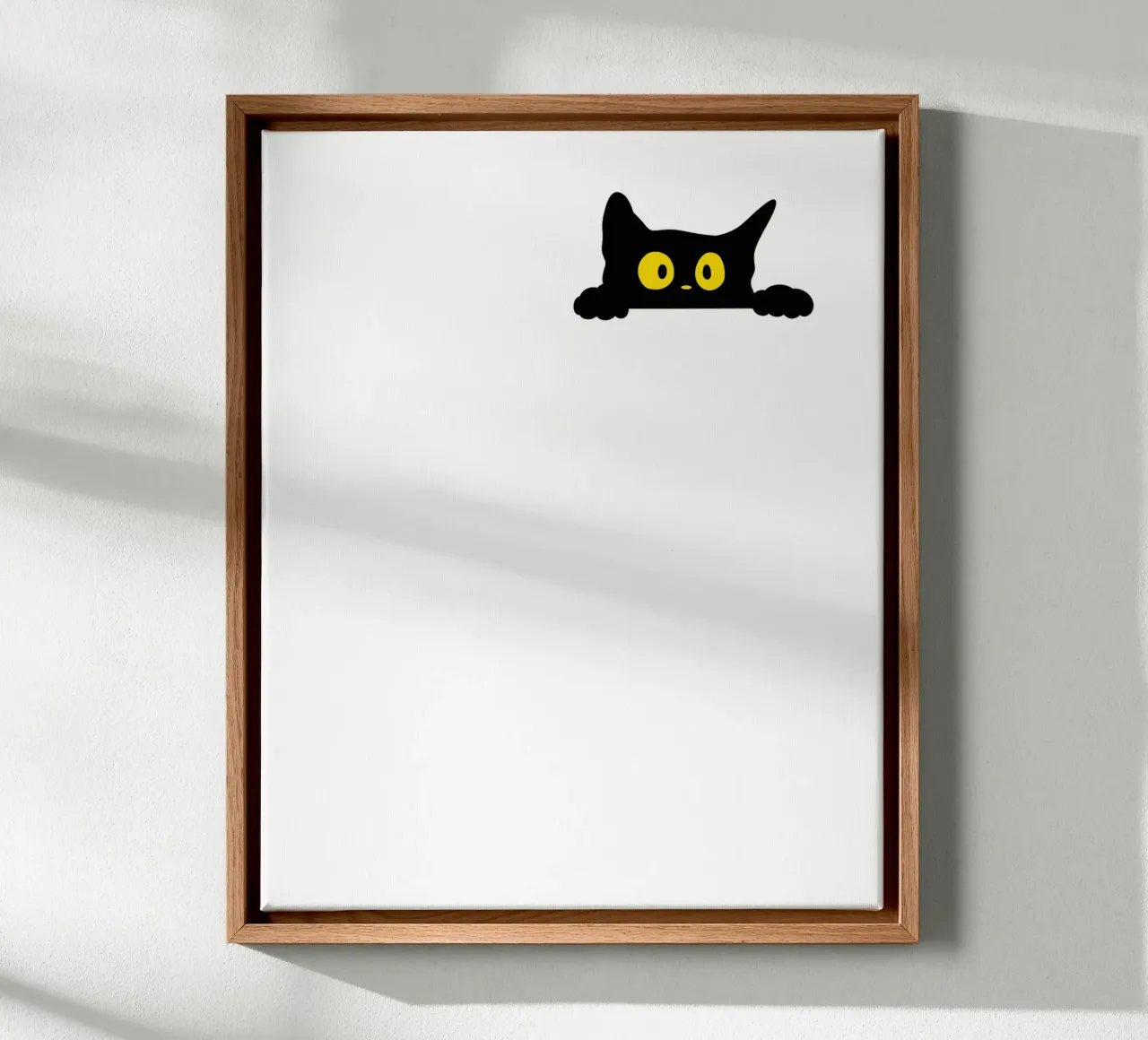 gatto tela con Cornice a cassetta da khoailang