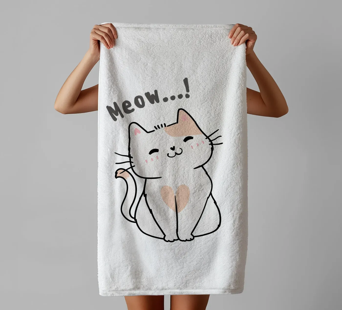 catt towel by khoailang