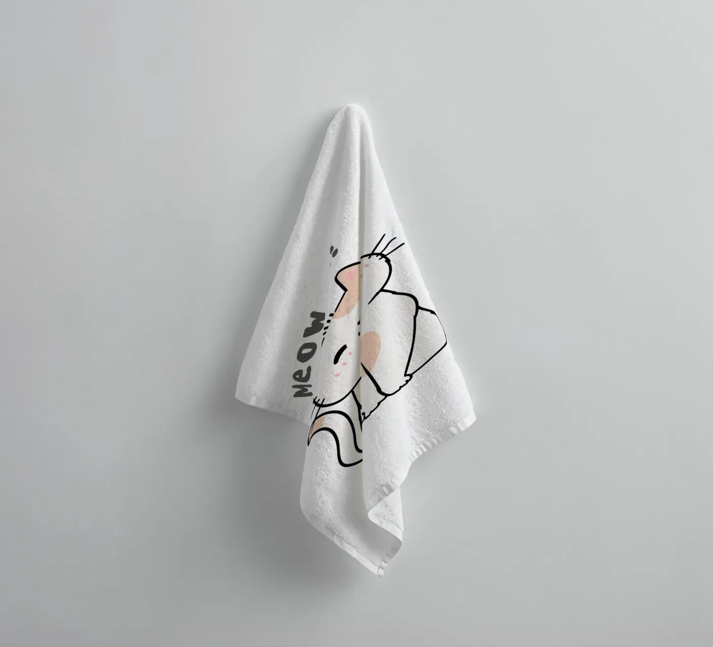 catt towel by khoailang