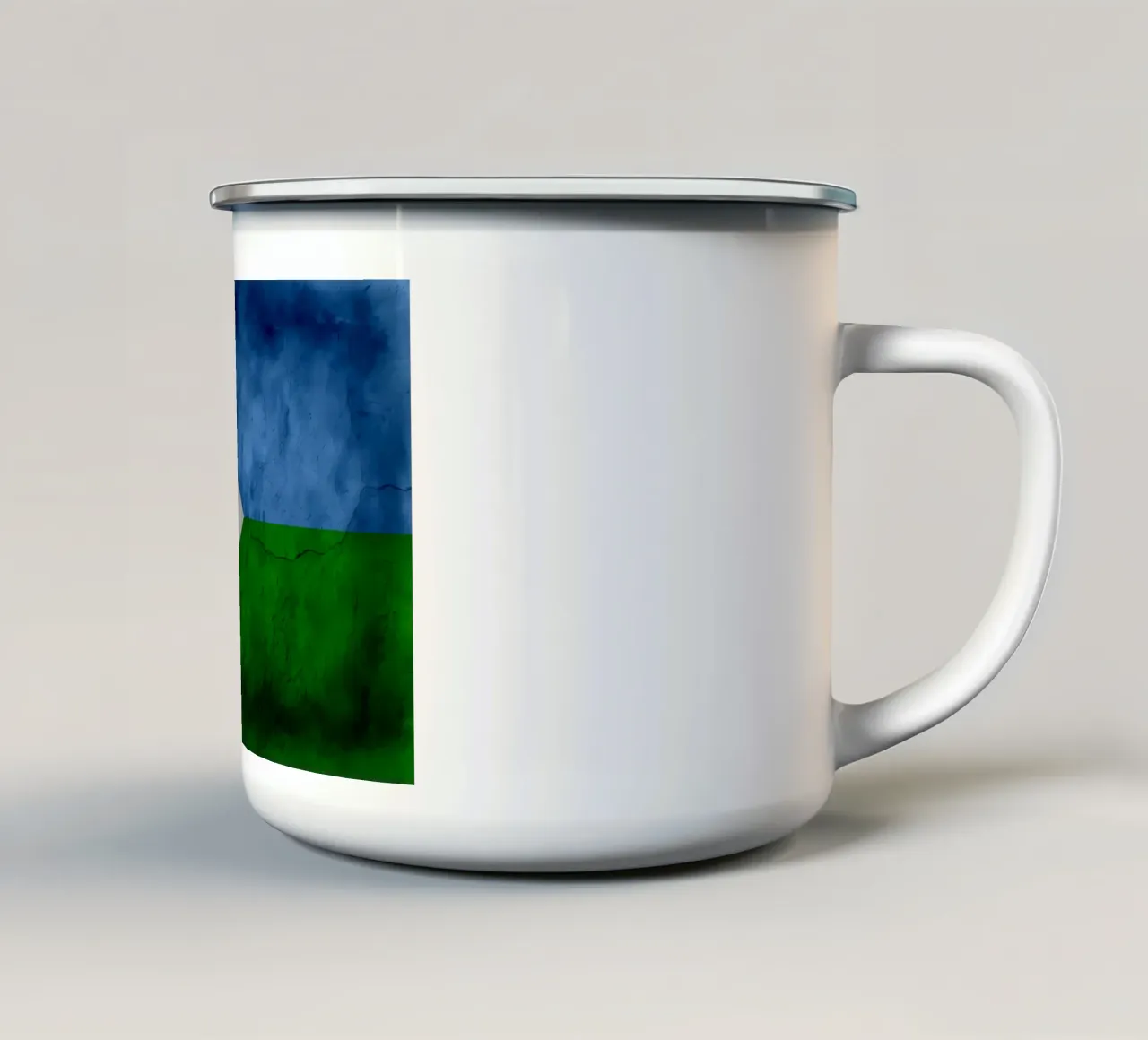 Bandiera d'epoca di Gibuti tazza in smalto da Joshua A Holmes