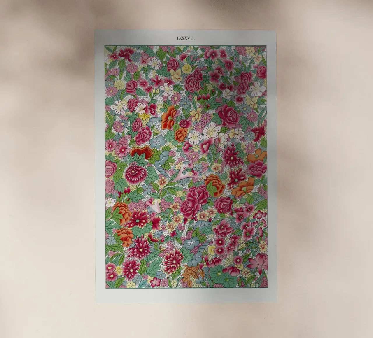 Colorful flower pattern pellicola backlit da vintageshop