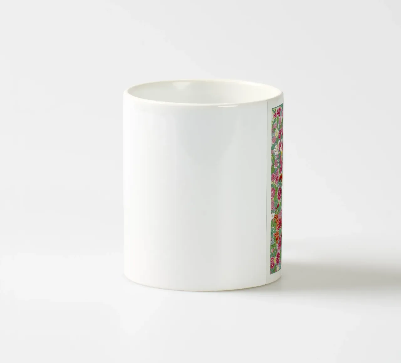 Colorful flower pattern tazza in ceramica da vintageshop