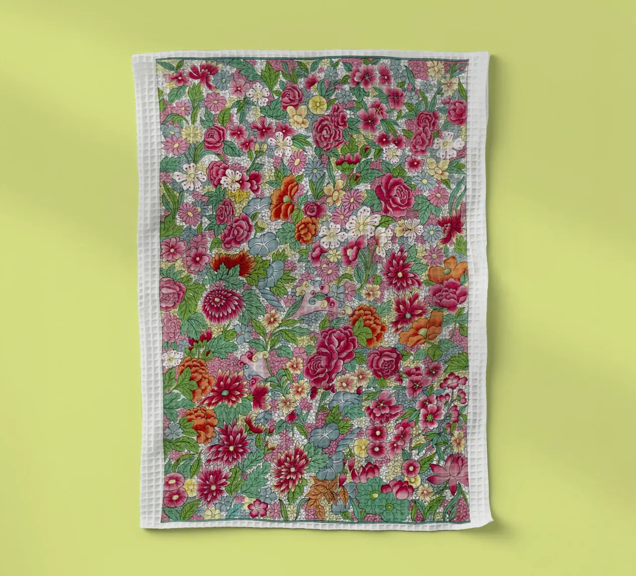 Colorful flower pattern canovaccio da cucina da vintageshop
