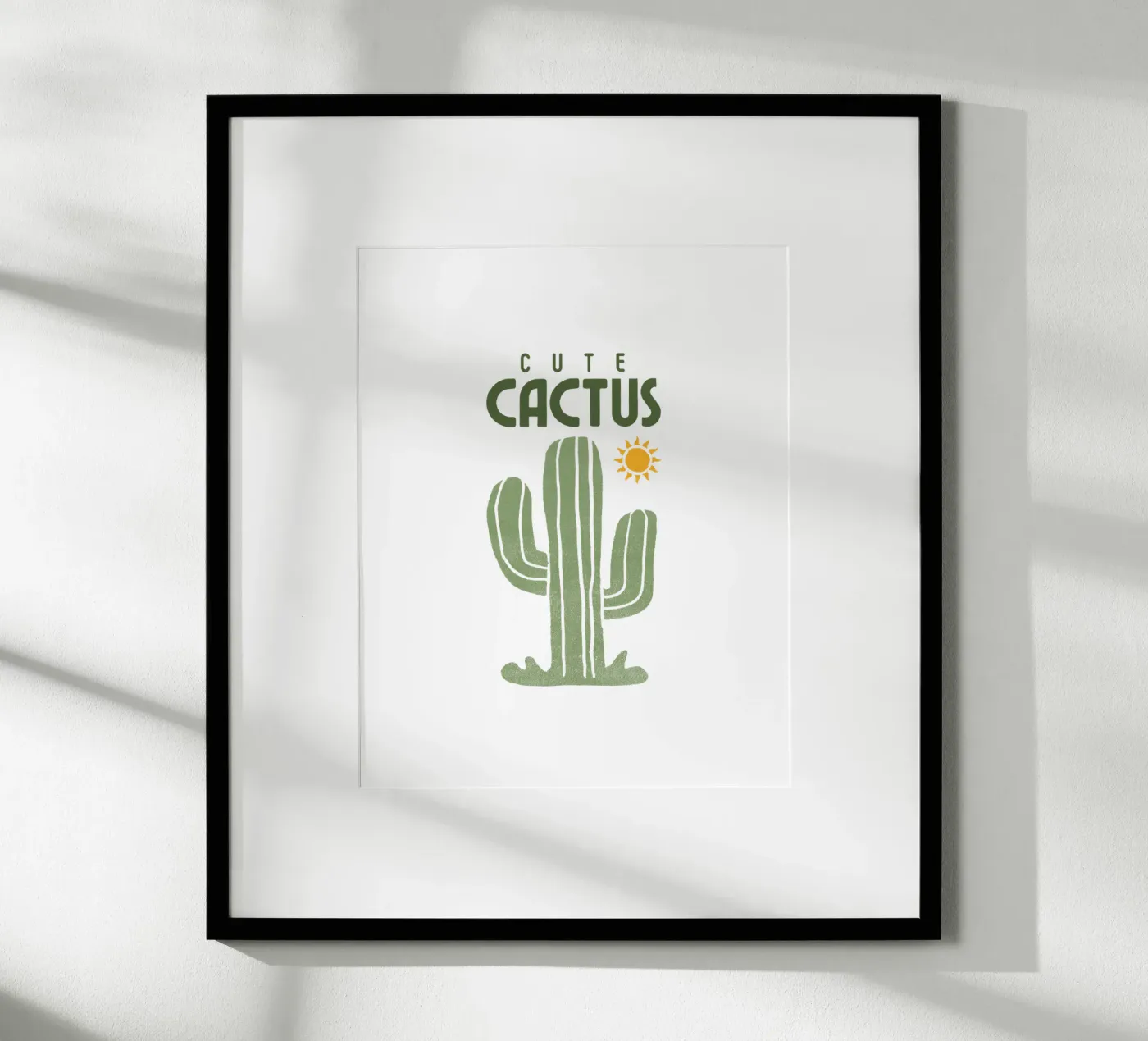 cute cactus poster by khoailang