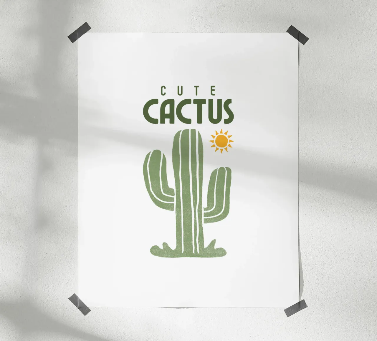 Süßer Kaktus Poster von khoailang