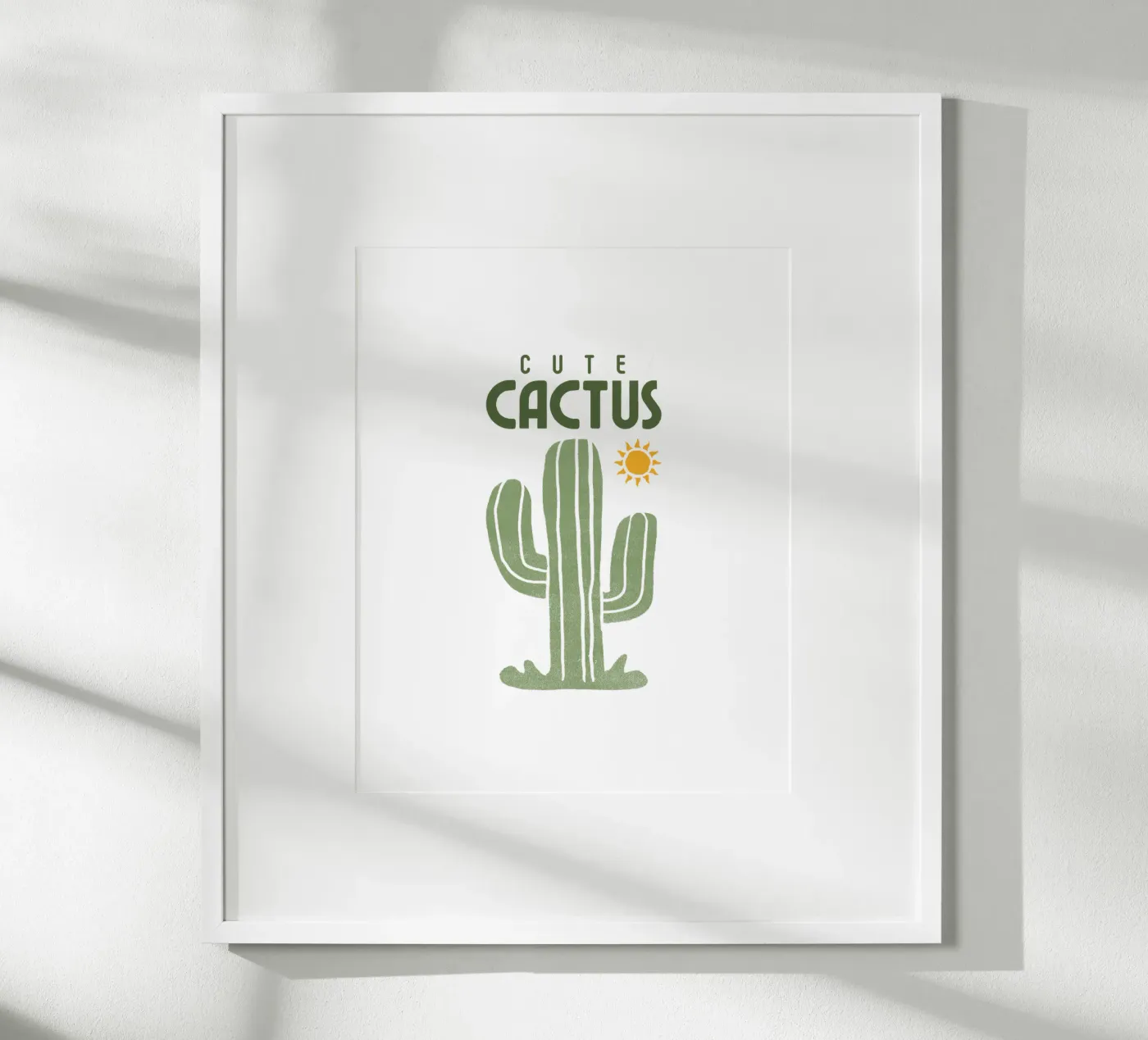 cute cactus poster by khoailang