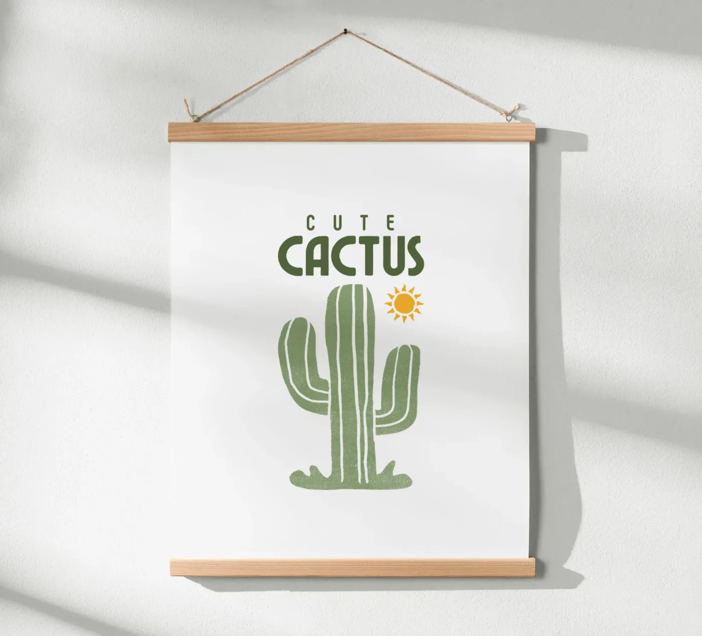 cute cactus poster by khoailang