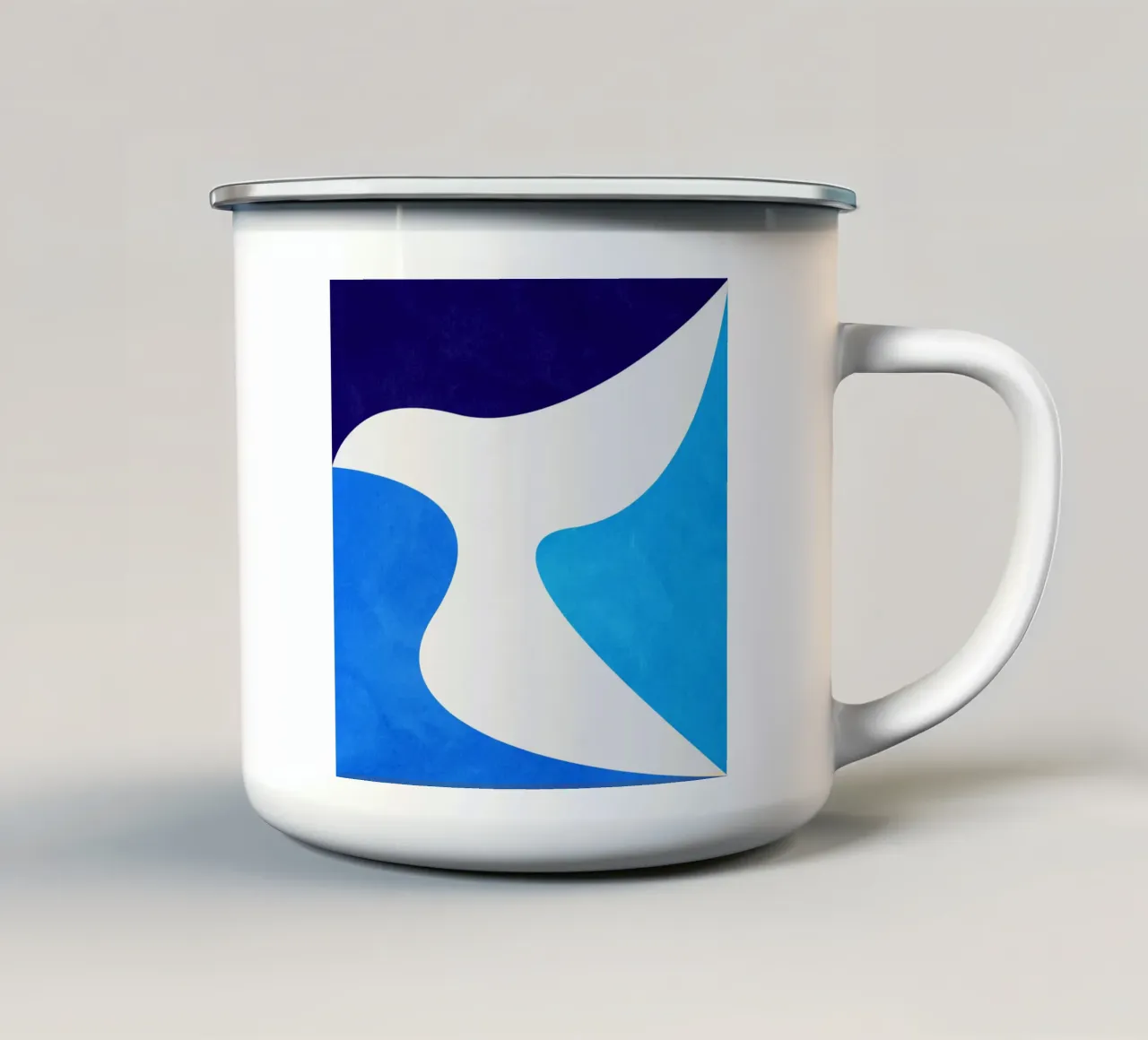 Bird in Flight tazza in smalto da lovely lines