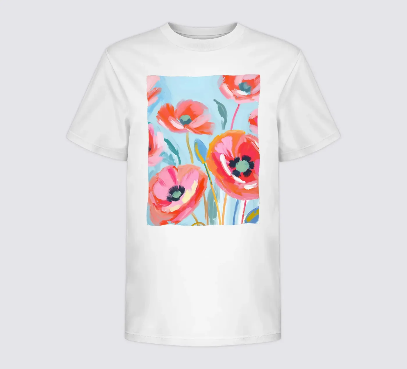 Mohnblumen kinder t-shirt van Ohkimiko