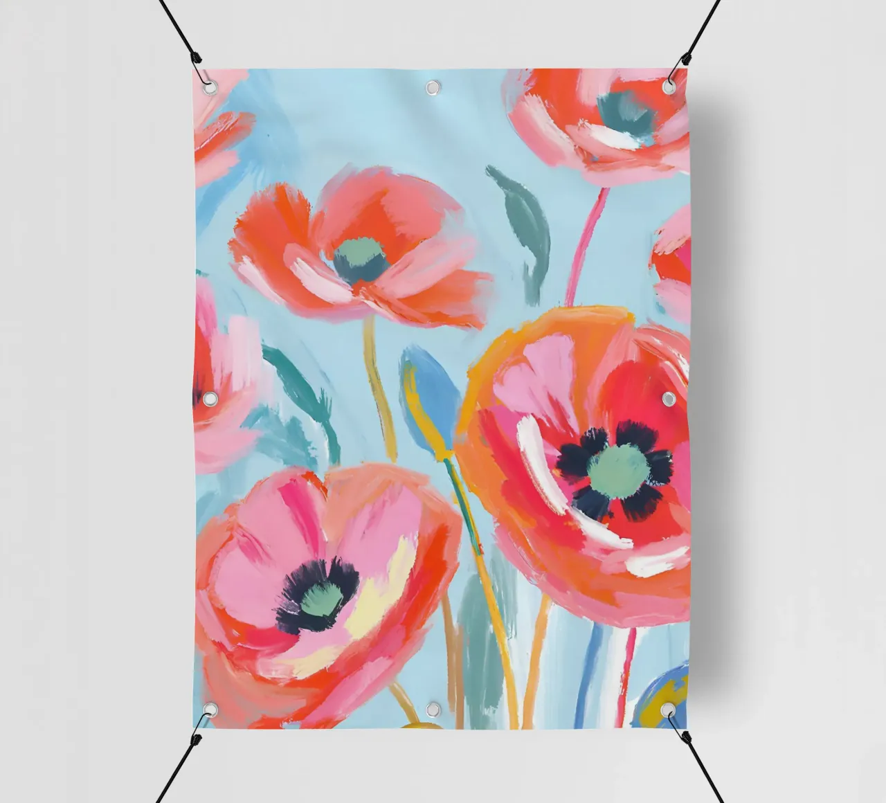 Mohnblumen telo in pvc da Ohkimiko