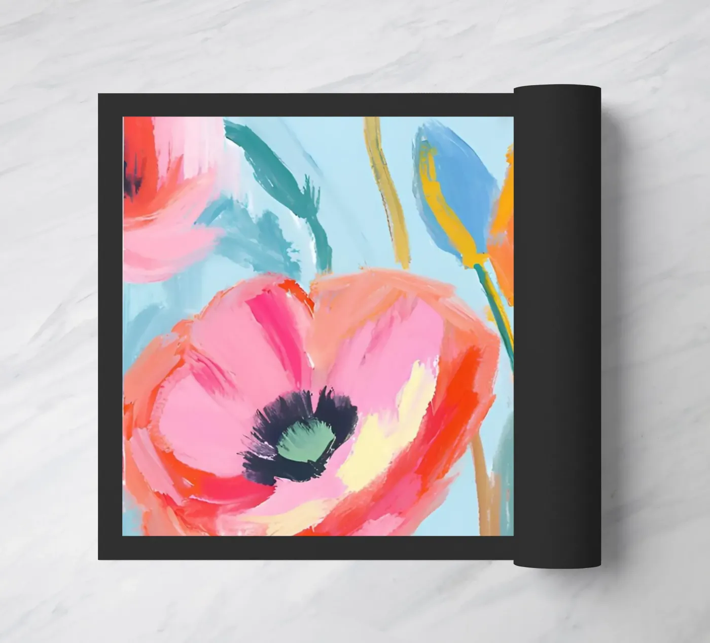 Mohnblumen Fußmatte von Ohkimiko