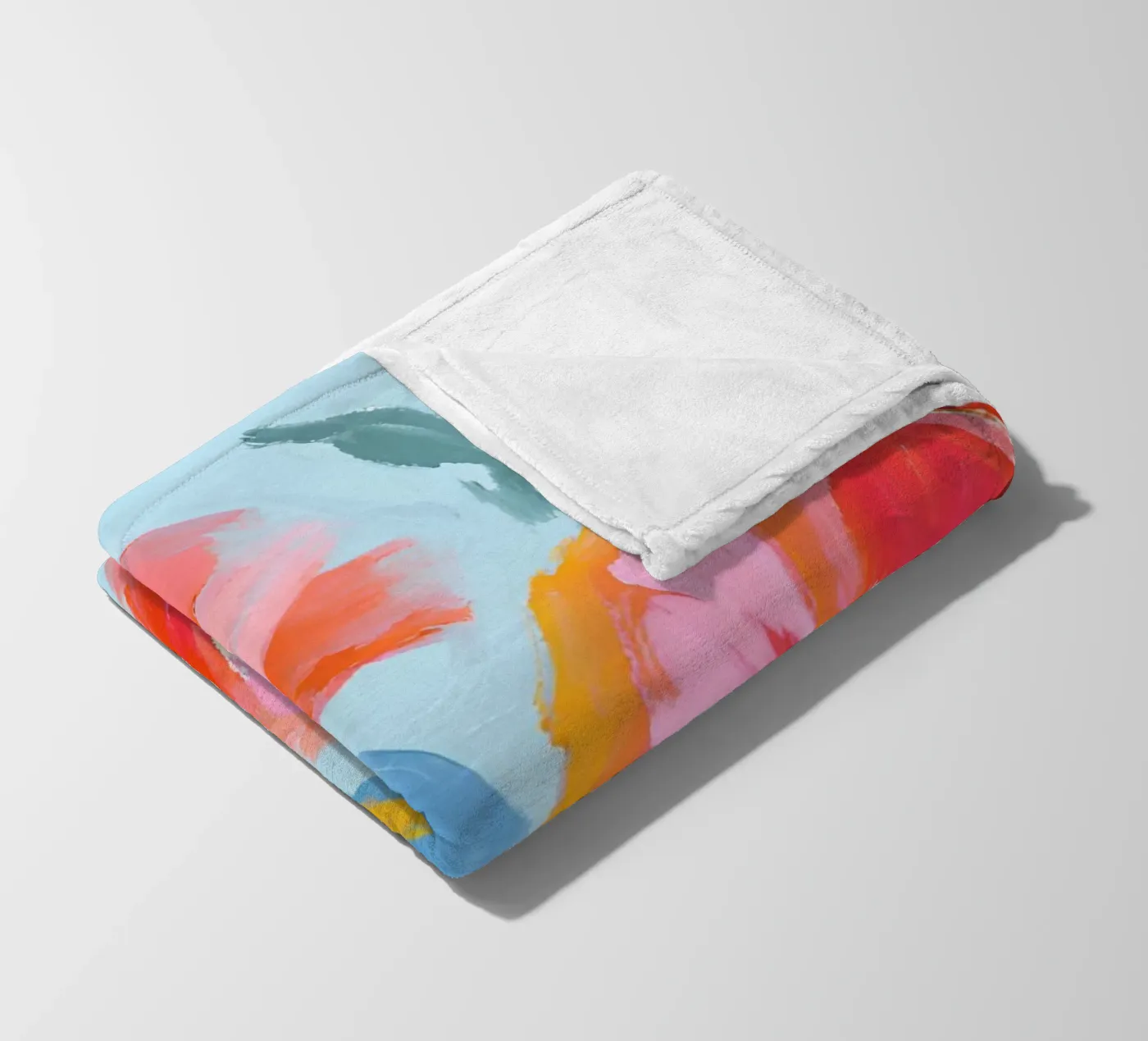 Mohnblumen fleece blanket by Ohkimiko