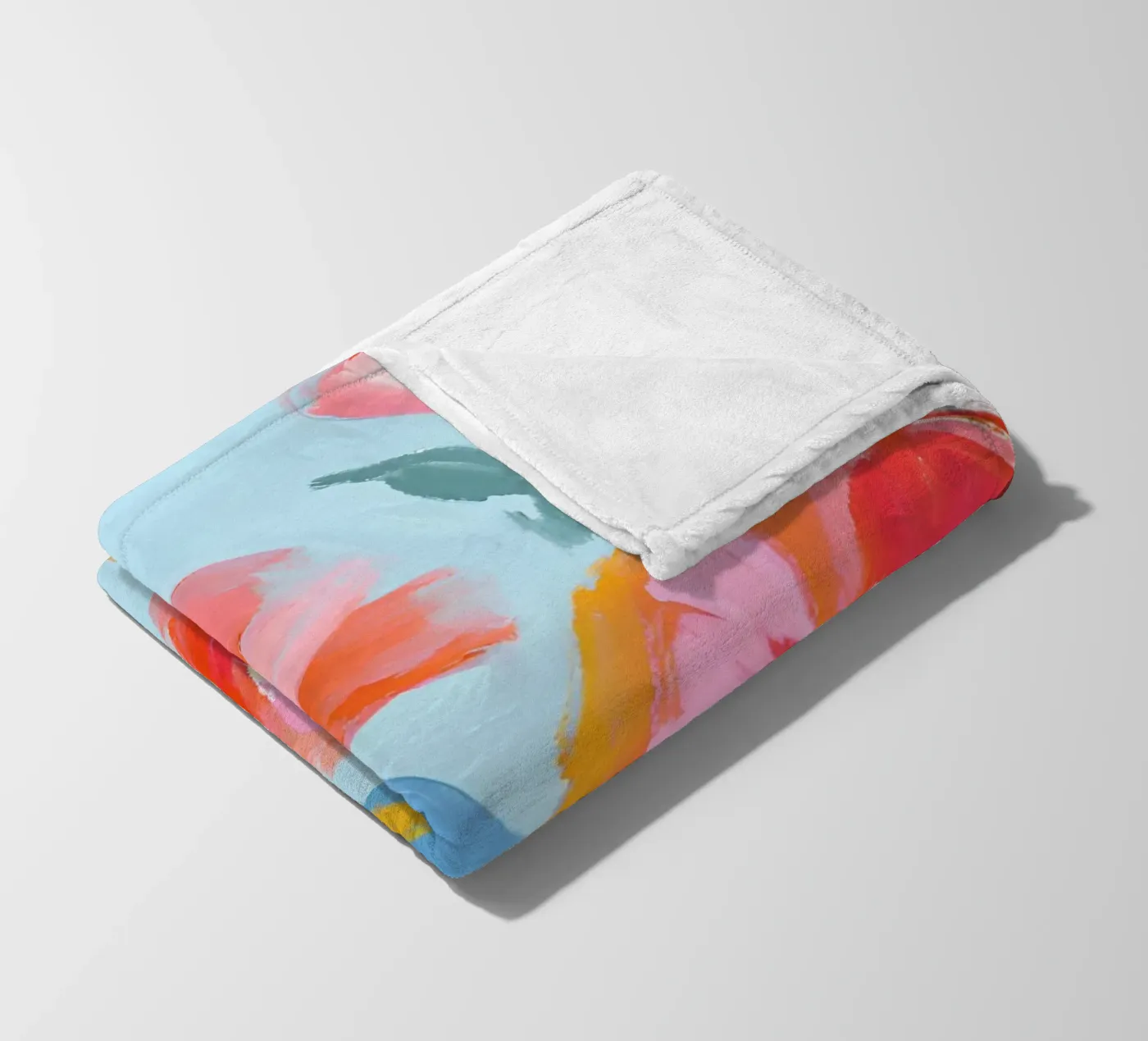 Mohnblumen fleece blanket by Ohkimiko