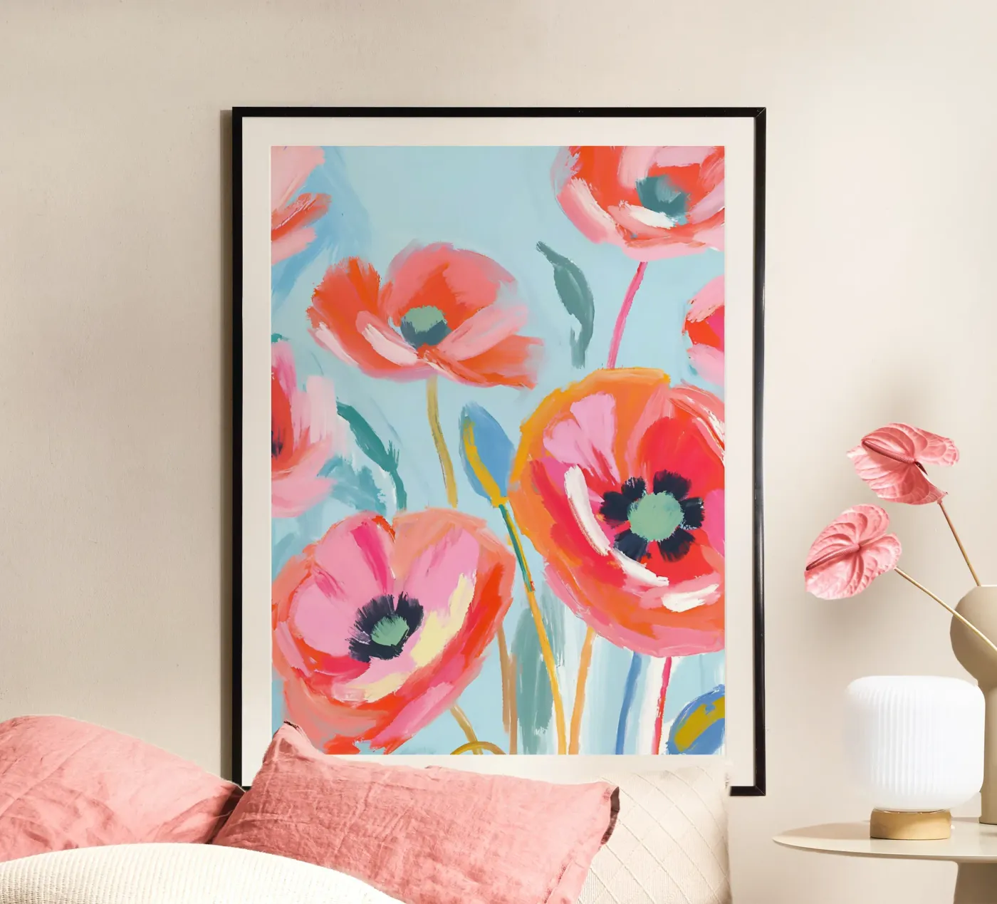 Mohnblumen poster de Ohkimiko