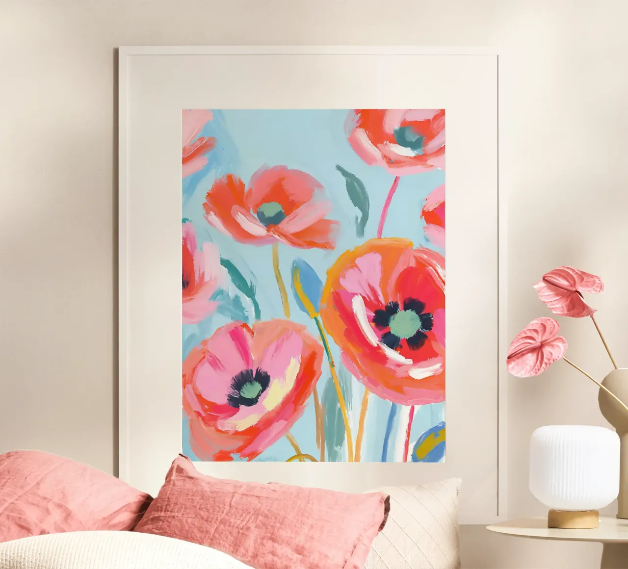 Mohnblumen poster da Ohkimiko