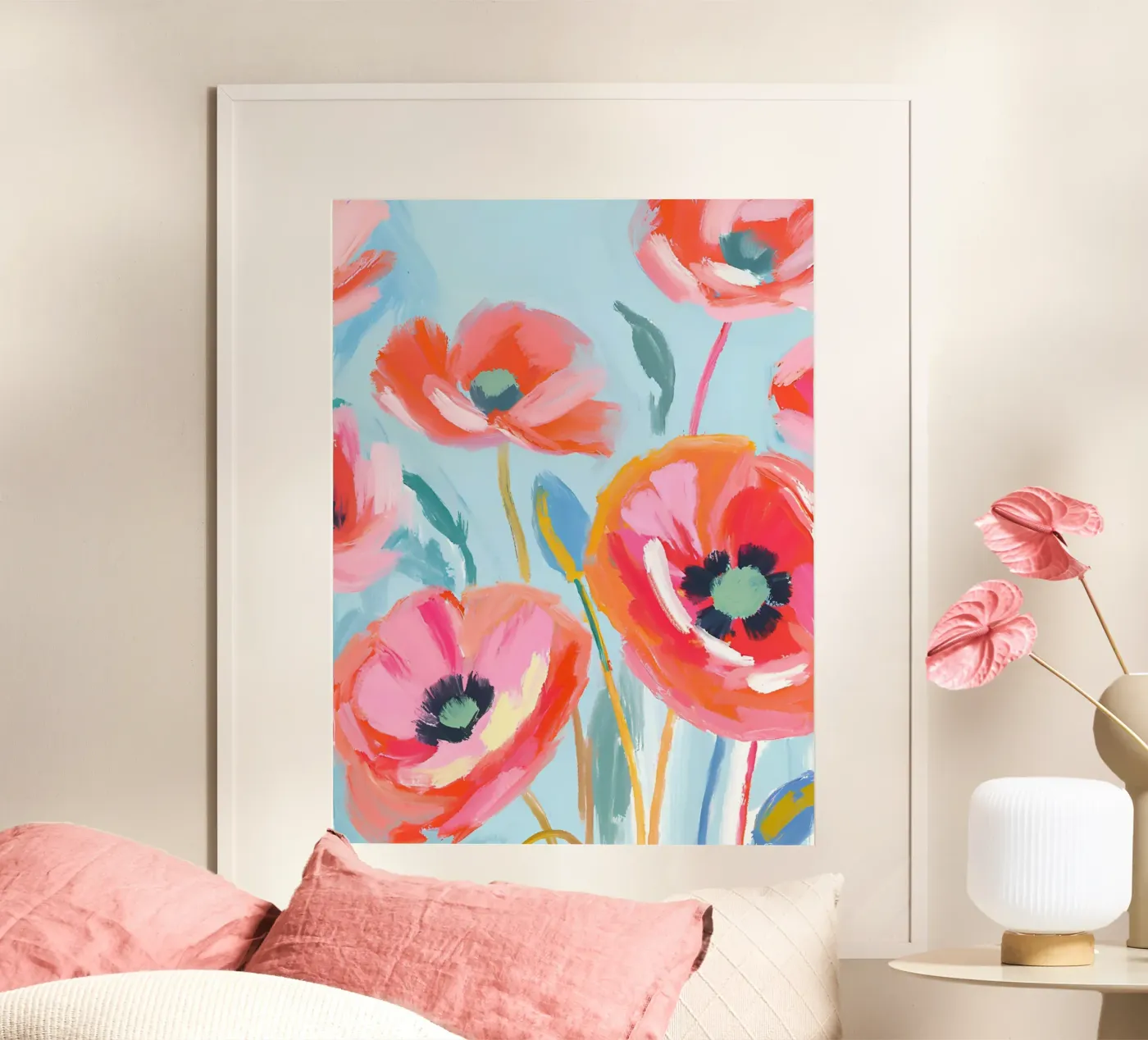 Mohnblumen poster de Ohkimiko