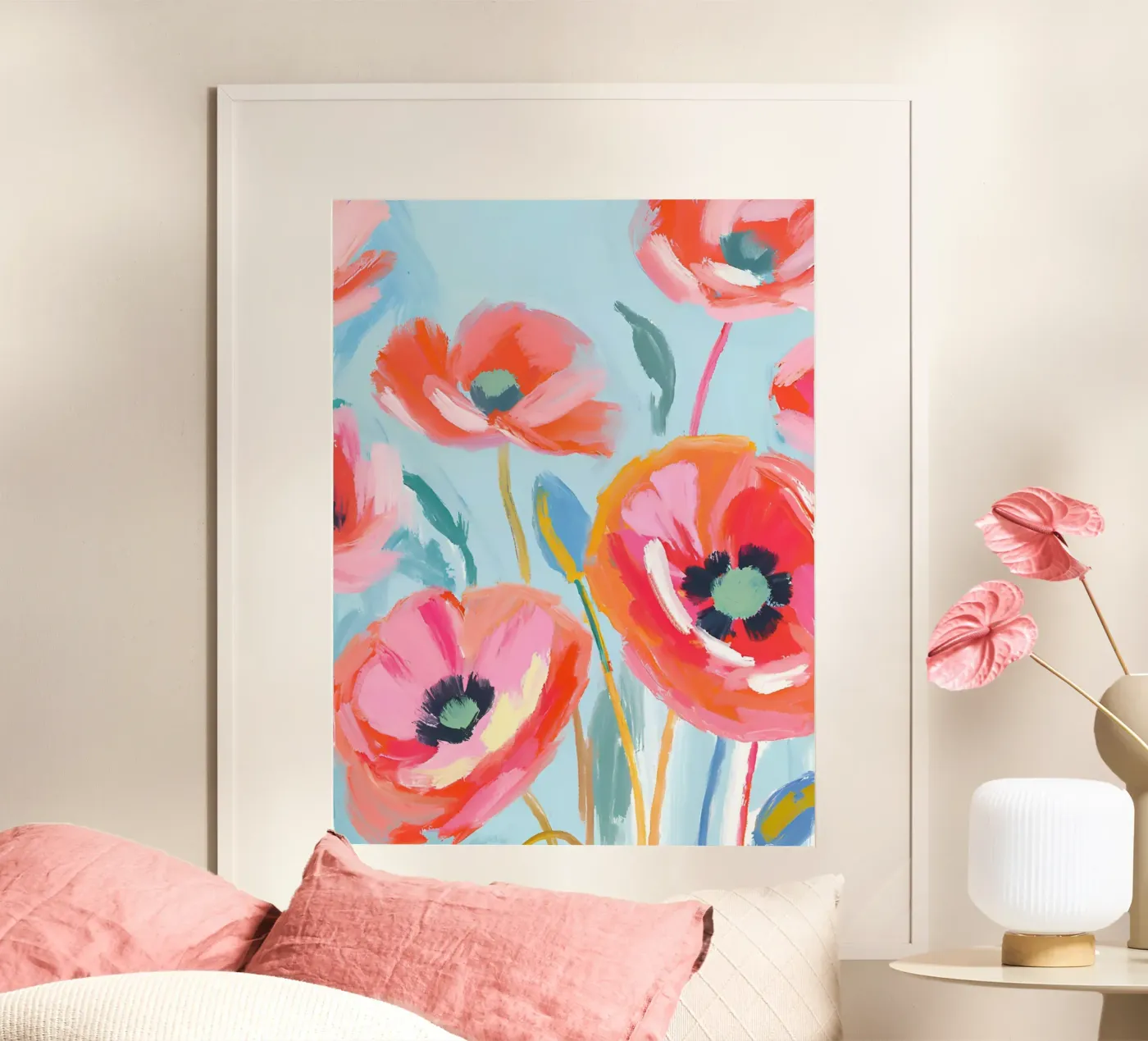 Mohnblumen poster de Ohkimiko